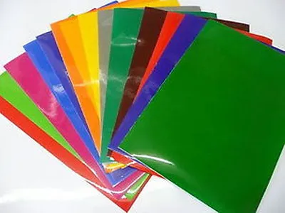 10x Any Colour Self Adhesive Vinyl A4 Sheets Craft Robo • £12.02
