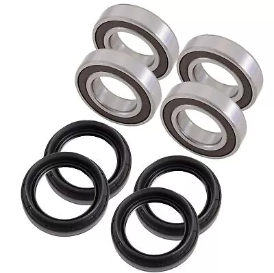 Yamaha Front Rear Wheel Bearings And Seals Kit Grizzly 660 2002 ONLY • $42.74