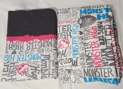MONSTER HIGH Twin Fitted & Flat Sheets 2013 • $18.95