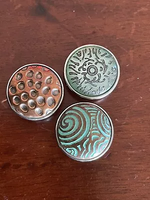$22 • Buy Noosa Amsterdam 3 X Chunk Lot Set Copper/ Turquoise / Blue Green