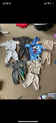 Baby Boy Tracksuit Bundle Baby Boy 3-6 Months H&M F&f Used Sets Bundle • £9.99