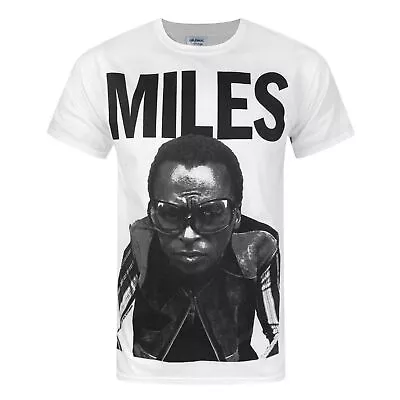 Miles Davis Mens Portrait T-Shirt NS4085 • £11.74