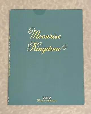 Moonrise Kingdom DVD Wes Anderson Awards Screener 2012 Sealed • $22