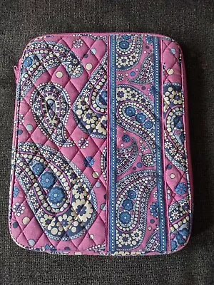 Vera Bradley Tablet- I-pad-Kindle Sleeve/Case Small Boysenberry Purple • $10