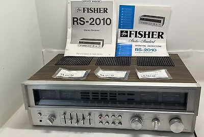 FISHER RS-2010 Vintage Receiver Stereo With Manual And Extra Bulbs • $525