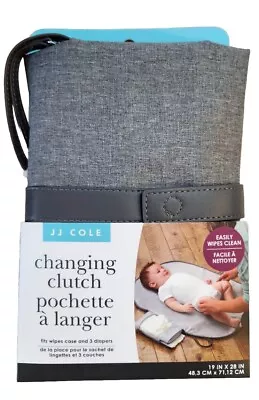 Grey Baby Nappy/Diaper Changing/Change Clutch/Mat/Foldable Handbag/Wallet/Bag • $15