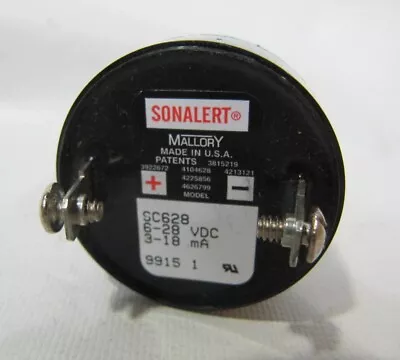 $19.99 • Buy (NEW) Mallory Sonalert Audible Alarm Buzzer 6-28VDC SC628