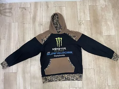 2023 Monster Energy Supercross Camo Sweatshirt Mens Small • $30