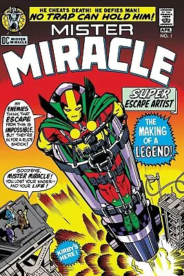   MISTER MIRACLE #1 COMIC BOOK COVER   POSTER - MANYS SIZES - No.1 • $8.99