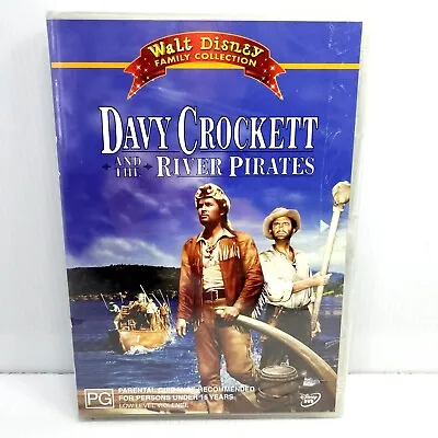 Davy Crockett And The River Pirates (DVD 1956 PAL Region 4) Fess Parker - NEW • £12.22