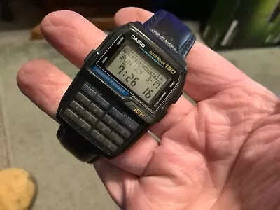 Casio Calculator Mens Watch DBC-150 Vintage LCD Works Great New Batt New Band • $50