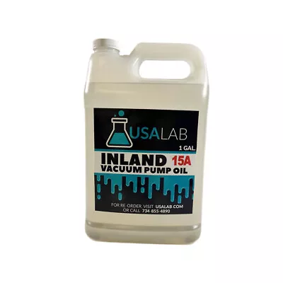 $89.95 • Buy USA Lab Equipment Inland 15A Vacuum Pump Oil 128oz 1 Gallon For Leybold Sogev...