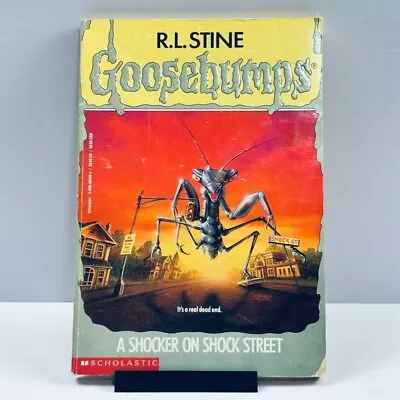 Goosebumps #35 A Shocker On Shock Street 1995R.L Stine Vintage Book Free Post • $8.49