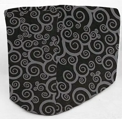 Black & Gray Scroll Damask Toaster Cover • $16.99