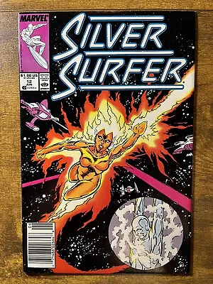 Silver Surfer 12 Newsstand Marshall Rogers Cover Marvel Comics 1988 B • $2.95