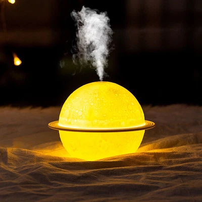 £26.39 • Buy New Creative Planet Light Humidifier Moon LED Night Light USB Atmosphere Light