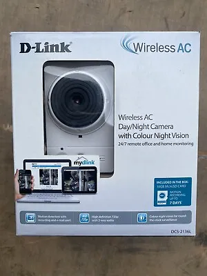 D-Link DCS-2136L Security Camera Wireless Day Night Camera Night Vision • £35