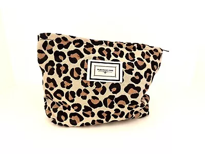 Animal Print Makeup Bag - 9.5  X 8  Medium Sized Zippered • $10.99