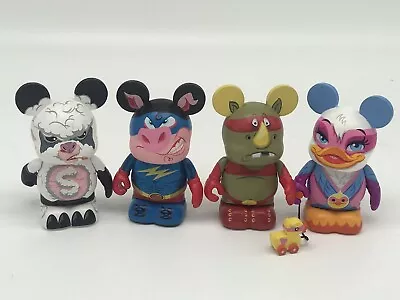 Disney Vinylmation Zooper Heroes Duck Rhino Sheep And Pig • $14.99