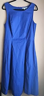 Boden Midi Dress PURPLE - Blue  Size 12 Summer Women' Stunning Perfect Condition • $39.99