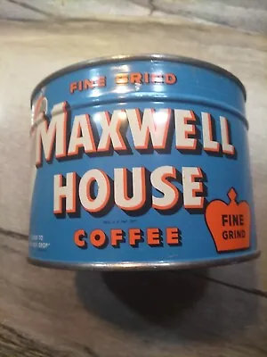 Vintage Unopened  Maxwell House Coffee Can  Fine Grind  With Wind-Off Key • $49.99