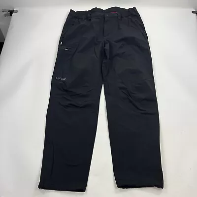 Marmot Black Soft Shell Cargo Pants Size 36x32 Hiking Outdoors • $29.99