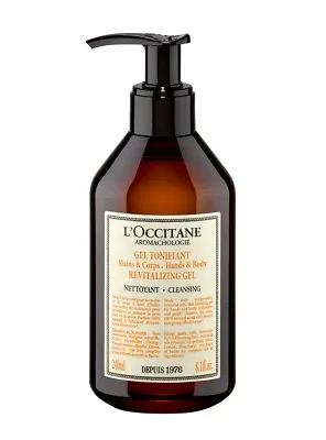 L'Occitane En Provence Aromachologie Revitalizing Gel Hand & Body Cleanser 8.1oz • $29.99