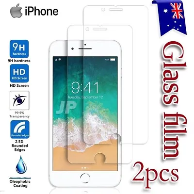 $3.99 • Buy For IPhone 14 13 12 11 Pro XS MAX XR 8 7 6S Plus Tempered Glass Screen Protector