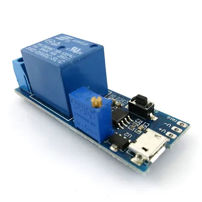 £3.83 • Buy Timing Delay Timer Relay 5-12V Power Control Module Trigger Switch Micro USB