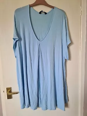 Ladies Pale Blue Top Size 28 - Dorothy Perkins • £1.50