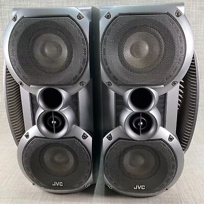 JVC SP-HXZ10 Speaker System( Pair) 75 Watt 3 Way Main Channel 160 Watt Subwoofer • $105