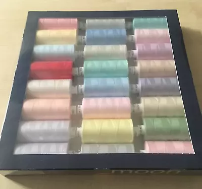 Coats Moon Assorted Light 120s Sewing Machine Polyester Thread Cotton 1000 • £24.48