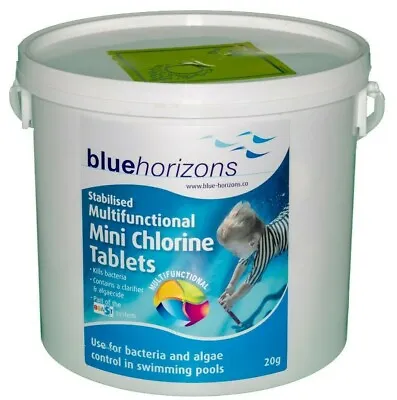 £44.99 • Buy Blue Horizon Multifunctional Chlorine Tablets 5Kg 20g Spa Hot Tub Swimming Pool 