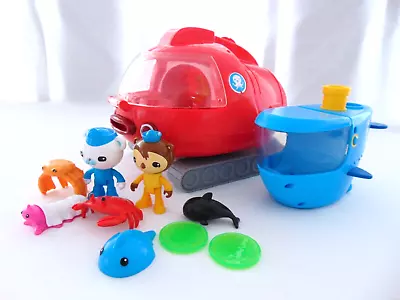 Octonauts Gup X & Gup C With Captain Barnacles Shellington And Sea Creatures • £9.99