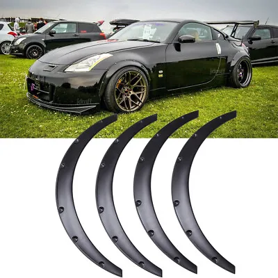 For Nissan 350Z 370Z Fender Flares Flexible Wide Body Kit Wheel Arches 3.5  90mm • $74.85