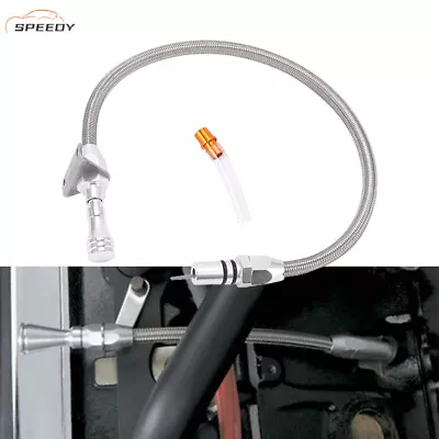 For Chevy GM 700 R4 Flexible Transmission Dipstick Firewall Mount + Filler Tube • $14.88