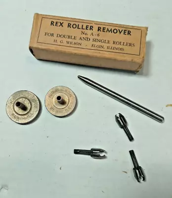 Vintage  Rex Roller Remover #A-6  Tool Watchmaker With Box  HG Wilson Elgin Ill • $49.99