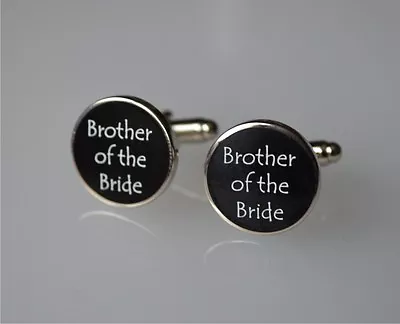 Wedding Gift Cufflinks Black Wedding Cufflinks Gifts In Organza Pouches • £4.99