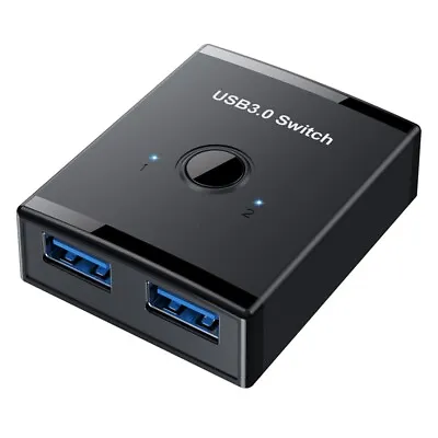 $25.99 • Buy USB Switch KVM USB HUB 3.0 Switcher Selector KVM Switch For PC Keyboard Mouse 