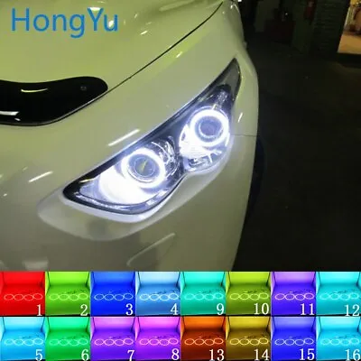 RGB Multi-Color LED Angel Eyes Halo Rings Kit For Infiniti FX QX70 FX35 2009-13 • $33.99