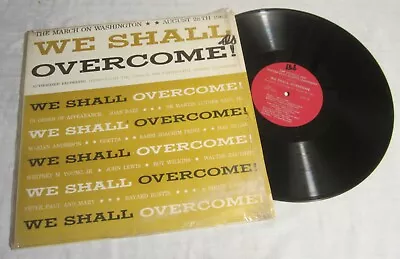 WE SHALL OVERCOME LP 1963 Washington March - JFK Bob Dylan Martin Luther King • $19.63