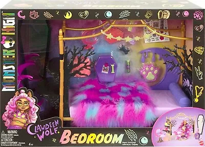 New In Box Monster High Clawdeen Wolf Bedroom Set • $36