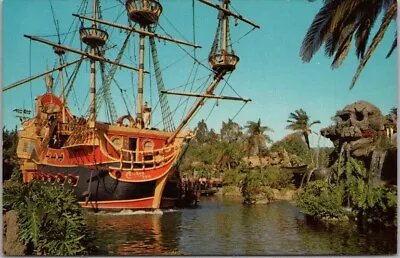 Vintage DISNEYLAND Anaheim CA Fantasyland Postcard  PIRATE SHIP  #D-9 - Unused • $5.25