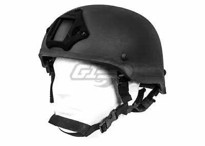 Lancer Tactical MICH 2002 Helmet W/ NVG Mount (Black)  14427 • $79.99