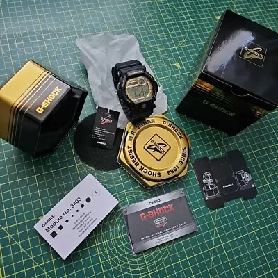 Casio Black Gold Mens Digital Watch G-shock GD-350GB-1ER New Unused Boxed Clean  • £84.99