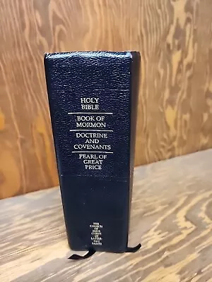 ⭐USED Bible  Book Of Mormon Doctrine & Covenants PofGP LDS Quad Scriptures 2007 • $21.99