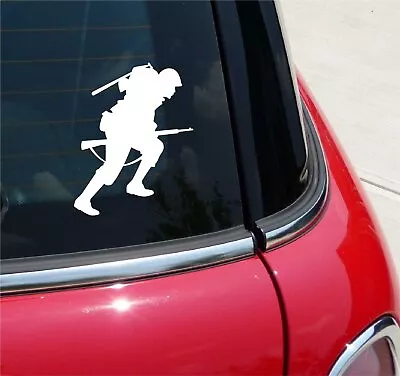 Soldier #1 Army Marines Military Combat Graphic Decal Sticker Art Car Wall Decor • $3.50