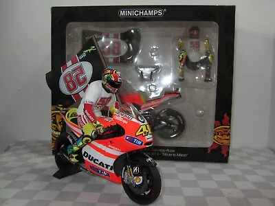 1/12 Minichamps 122 112146 Rossi Ducati Tribute Simoncelli Valencia 2011 Ltd Ed  • £346