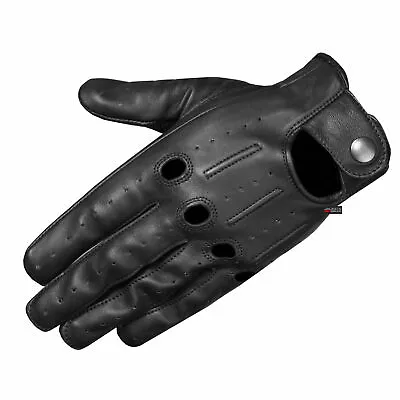Mens Transporter Genuine Lambskin Aniline Leather Driving Gloves • $14.99
