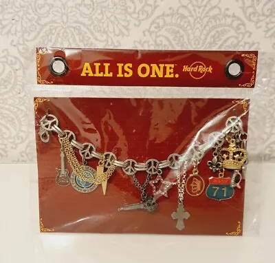 RARE VINTAGE UNOPENED! Hard Rock Cafe Charm Bracelet  • £21.99